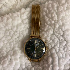 Fossil Hybrid Smartwatch Cameron Gold-Tone Stainless Steel